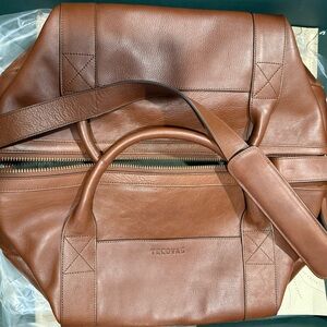 Tecovas Leather Weekender Duffle Bag